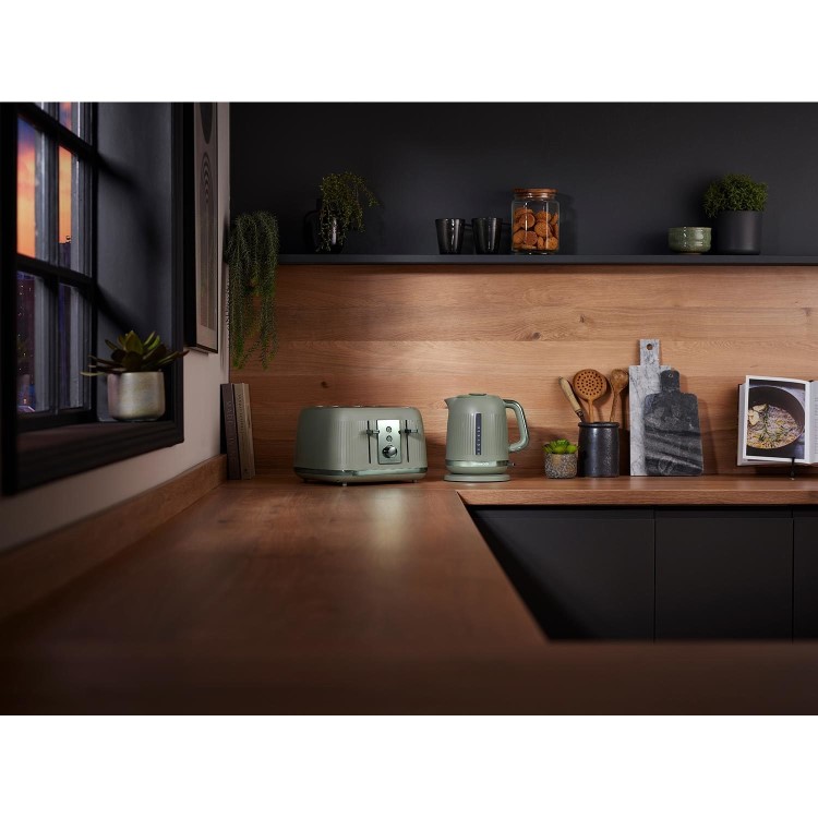 Kenwood TFP30.000GN Dusk 4 Slice Toaster - Olive Green