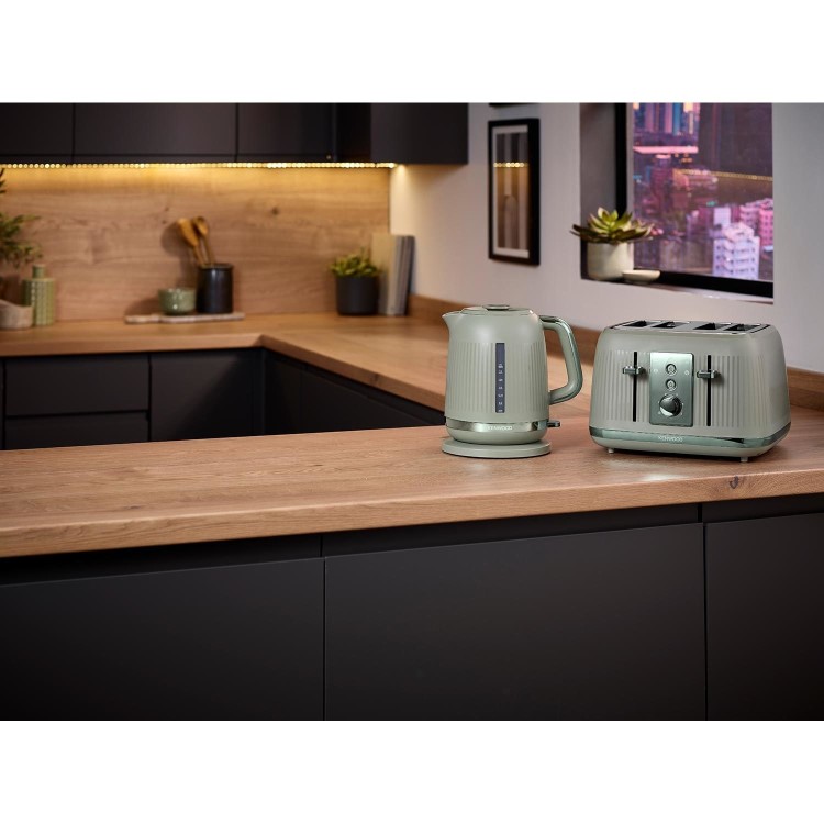 Kenwood TFP30.000GN Dusk 4 Slice Toaster - Olive Green