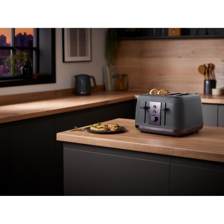 Kenwood TFP30.000GR Dusk 4 Slice Toaster - Slate Grey
