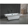 Chalice Traditional Freestanding Bath with Chrome Feet - 1690 x 740 x 570mm