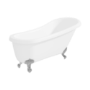 Winstanley Traditional Slipper Style Freestanding Bath with Ball & Claw Feet - 1690 x 720 x 770mm