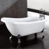 Kingham Traditional Slipper Style Freestanding Bath with Lion Feet - 1550 x 730 x 770mm