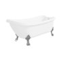 Kingham Traditional Slipper Style Freestanding Bath with Lion Feet - 1550 x 730 x 770mm