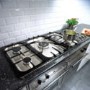 Rangemaster 82090 Toledo Freestyle 120cm Gas Hob With Warming Zone And Gloss Pan Stands - Stainless Steel