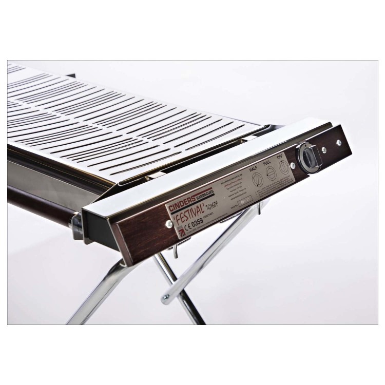 Cinders TG160F Festival Foldable Single Zone Gas Barbecue