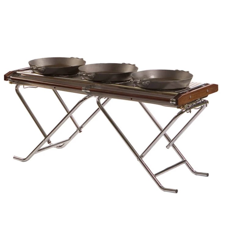 Cinders TG160 Classic Slimfold Dual Zonel Professional Folding Gas Barbecue