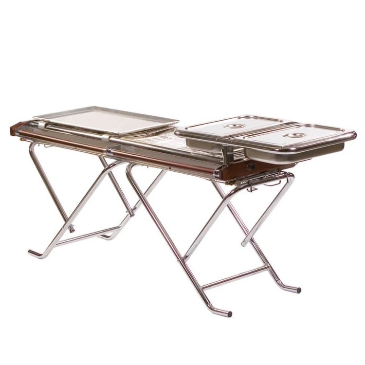 Cinders TG160 Classic Slimfold Dual Zonel Professional Folding Gas Barbecue