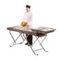 Cinders TG160 Classic Slimfold Dual Zonel Professional Folding Gas Barbecue