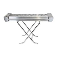 Cinders TGN120 Slimfold Professional Folding Gas Barbecue