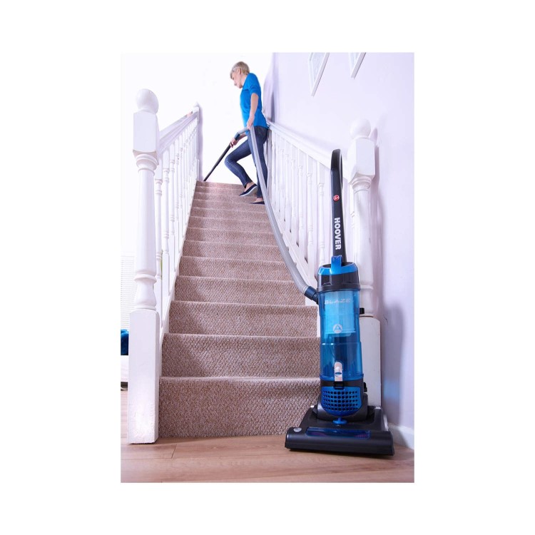 Hoover TH71BL01001 Blaze 700W Bagless Upright Vacuum Cleaner Black and Blue