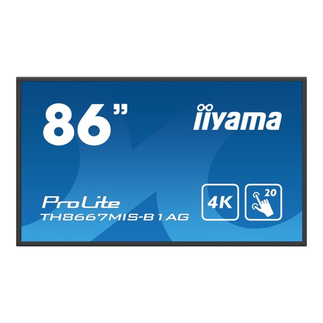 Iiyama TH8667MIS-B1AG 86" 4K Ultra HD Touchscreen Display