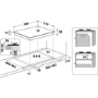 Indesit Aria 58cm 4 Burner Gas Hob - Stainless Steel