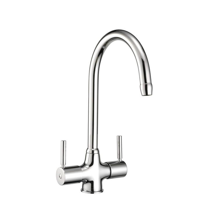 Reginox Diplomat 10 Reversible 1 Bowl Stainless Steel Sink & Thames Chrome Tap Pack