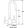 Reginox Diplomat 10 Reversible 1 Bowl Stainless Steel Sink & Thames Chrome Tap Pack
