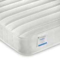 ALMOST PERFECT - Theo Deluxe Pocket Sprung Single Mattress - Medium Firmness - 3ft