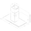 GRADE A2 - Elica THIN-ISLAND Thin 90cm Box Design Island Cooker Hood - Stainless Steel