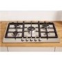 Indesit THP751WIX Five Burner 75cm Gas Hob - Stainless Steel