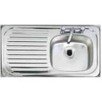 Astracast TI0948SR Tudor Single Bowl Right Hand Drainer Satin Polish Stainless Steel Sink