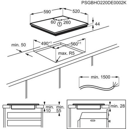 AEG 7000 Series 60cm 4 Zone Induction Hob