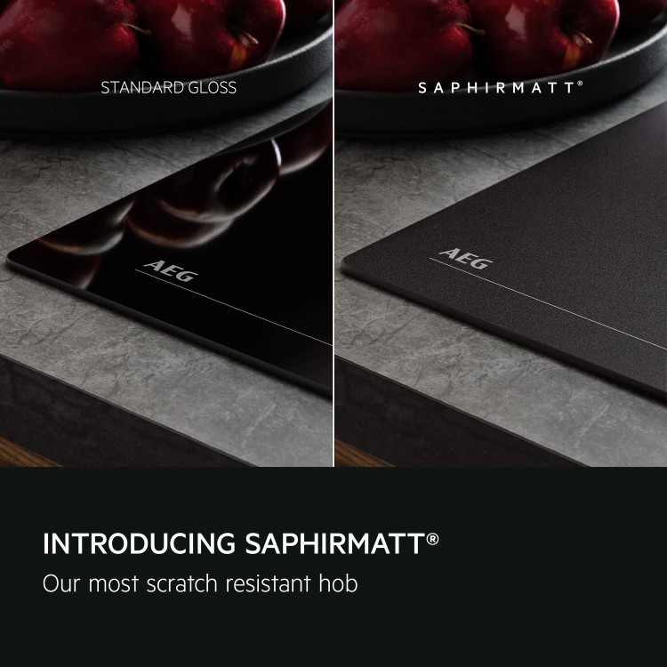 GRADE A2 - AEG SaphirMatt&reg; 6000 Series 60cm 4 Zone Induction Hob