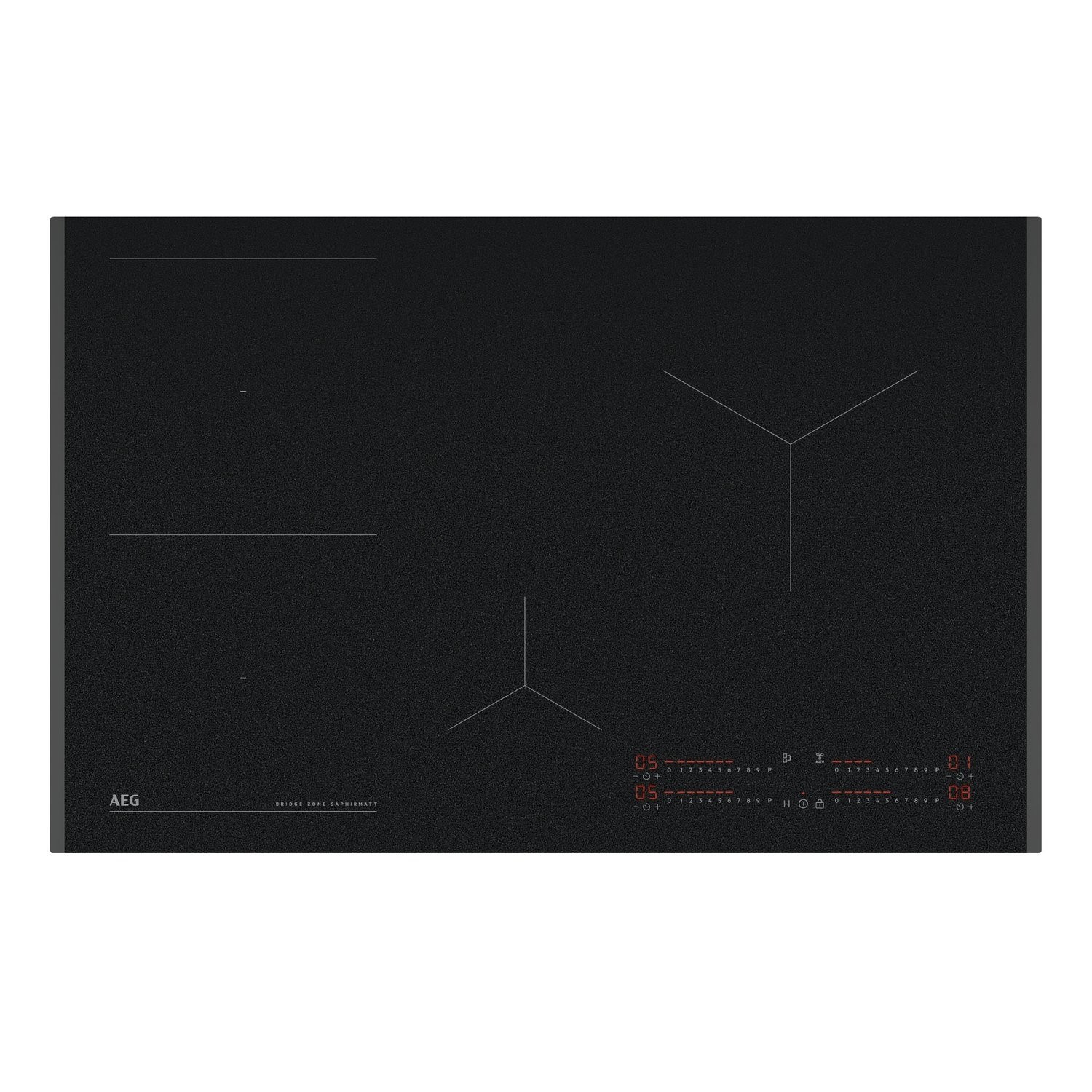TI84IB00FZ 6000 Series 80cm 4 Zone Induction Hob Bridge Zone