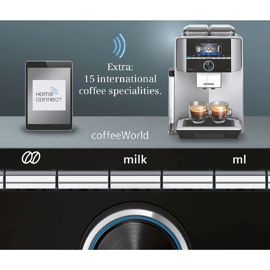 Siemens TI9553X1RW EQ.9 Plus Connect S500 Fully Automatic Coffee ...