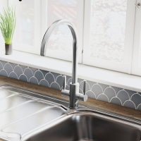 Rangemaster Intense Dual Lever Monobloc Kitchen Mixer Tap - Polished Chrome Rangemaster Intense Dual Lever Monobloc Kitchen Mixer Tap - Polished Chrome