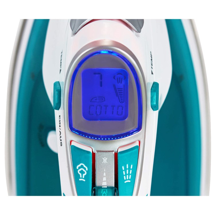 Hoover TID2500 IronJet 2500W Steam Iron White And Turqoise
