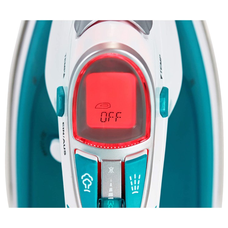 Hoover TID2500 IronJet 2500W Steam Iron White And Turqoise