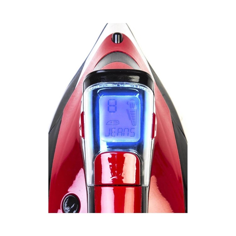 Hoover TID2500C LCD Ironjet Steam Iron Black & Red