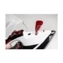 Hoover TIM2501C Ironjet Steam Iron Black White & Red