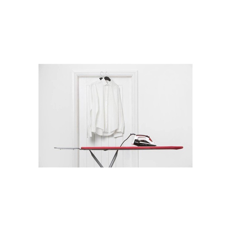 Hoover TIM2501C Ironjet Steam Iron Black White & Red