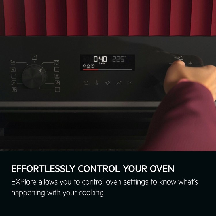 AEG 6000 Series CombiQuick Built-In Combination Microwave Oven - Black