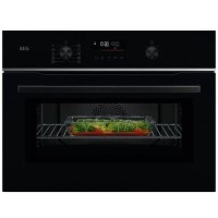AEG 6000 Series CombiQuick Built-In Combination Microwave Oven - Black