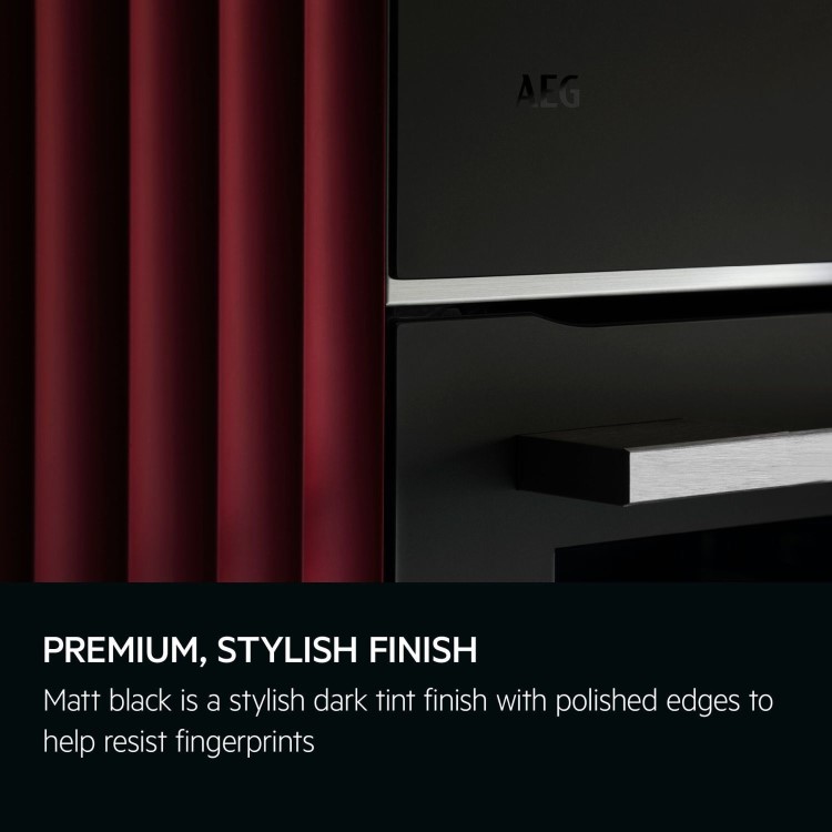 AEG 9000 Series Built-In Combination Microwave Oven - Matt Black