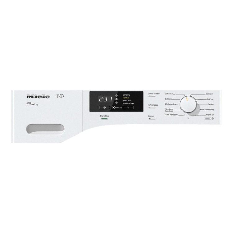 Miele TKB140WP 7kg Freestanding Heat Pump Condenser Tumble Dryer White