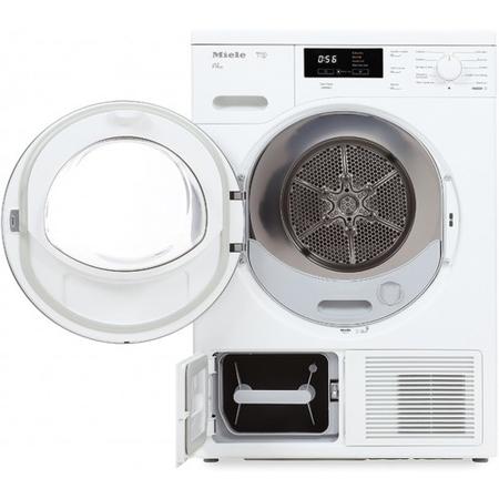Miele TKB640WP T1 ChromeEdition 8kg Freestanding Heat Pump Tumble Dryer-White