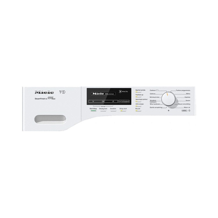Miele TKG840WP 8kg Freestanding Heat Pump Condenser Tumble Dryer White