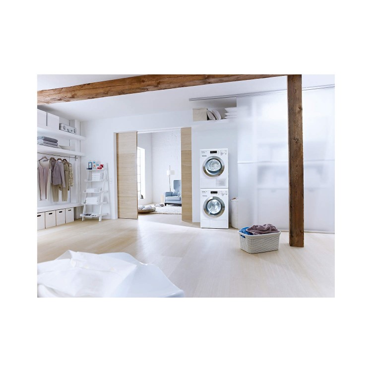 Miele TKG840WP 8kg Freestanding Heat Pump Condenser Tumble Dryer White