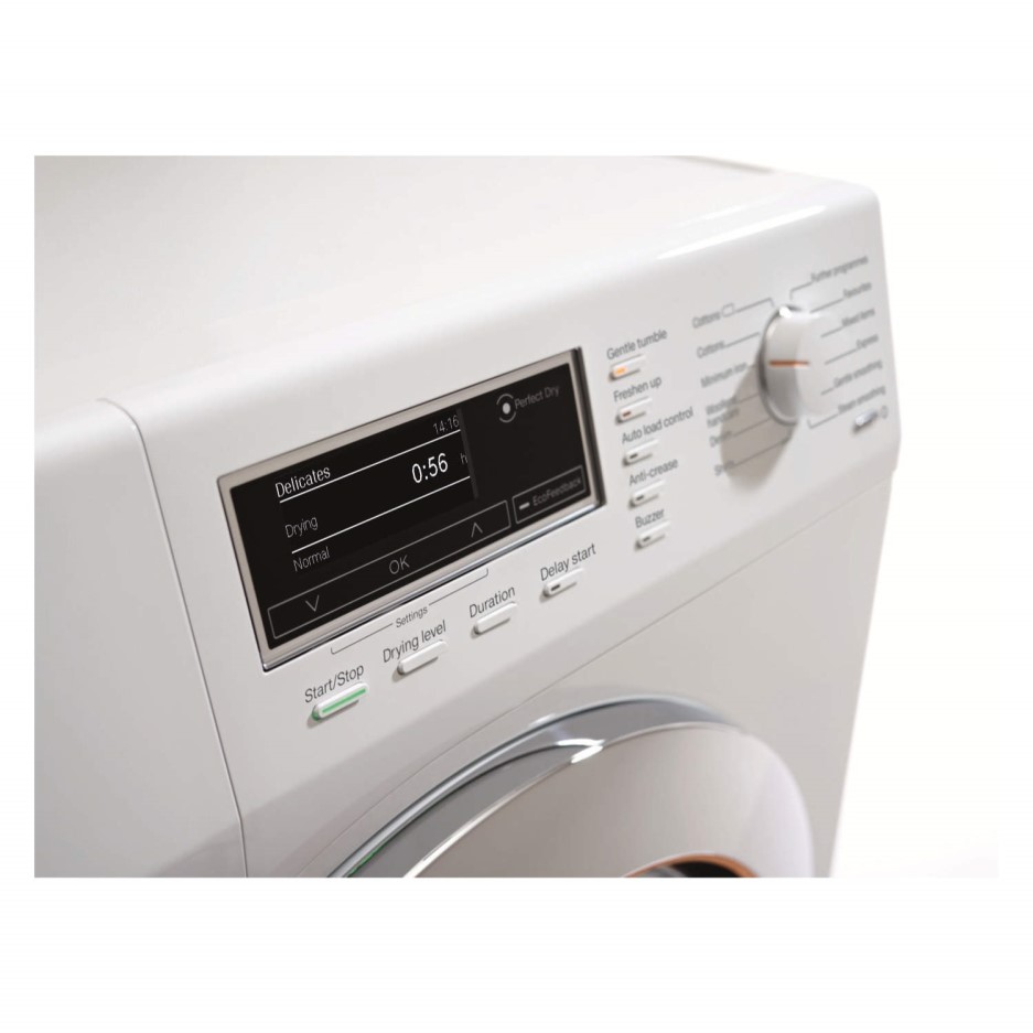 Miele TKR350WP ChromeEdition 8kg Freestanding Condenser Tumble Dryer