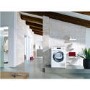 Miele TKR650WP 9kg Freestanding Heat Pump Condenser Tumble Dryer White With Chrome Door