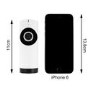 electriQ 180 degree HD 720p Indoor Wifi Camera with Two-Way Audio & Night Vision