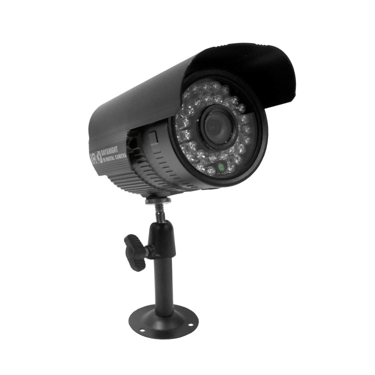 GRADE A1 - electriQ 4 Channel 720p HD CCTV DVR 2 Bullet Cameras 800TVL Hard Drive required