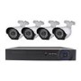 electriQ CCTV System - 4 Channel 1080p DVR with 4 x 1080p Bullet Cameras - Hard Drive Required