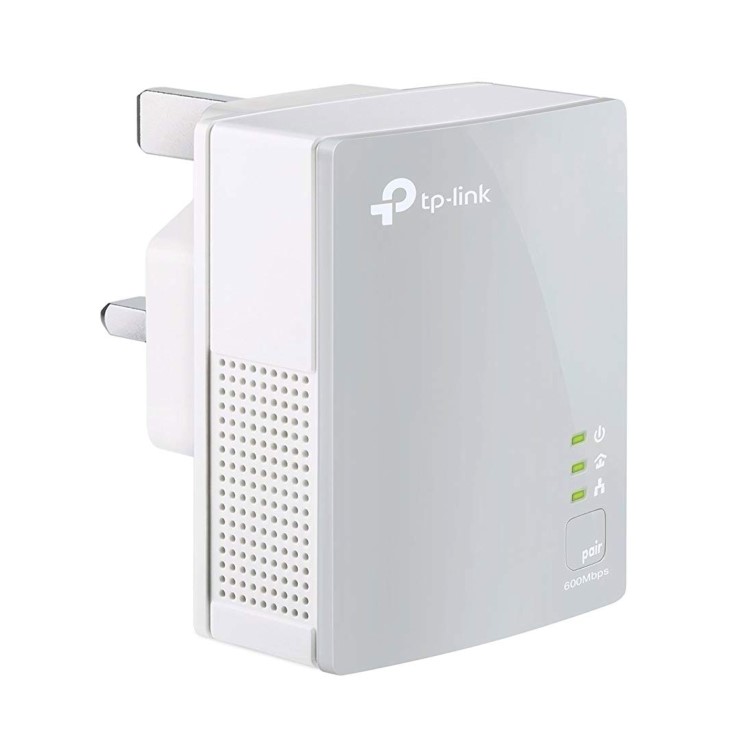 TP-Link AV600 500Mbps 1 Port Powerline Adapter - 2 Pack