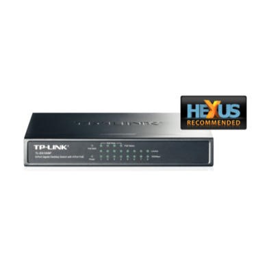 8 Port Gigabit PoE Switch with 4 Port PoE