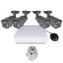 electriQ 4 Channel HD 1080p Network Video Recorder with 4 x 1080p Cameras - Hard Drive Required