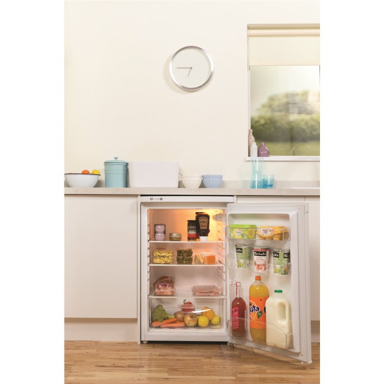 Indesit TLAA10 55cm Wide Freestanding Under Counter Larder Fridge - White