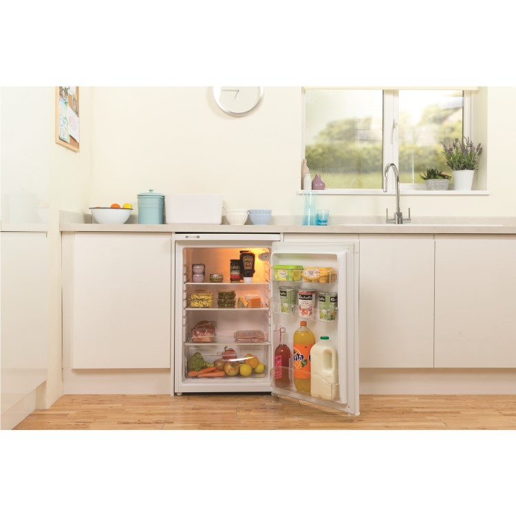 Indesit TLAA10 55cm Wide Freestanding Under Counter Larder Fridge - White