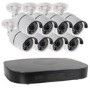 electriQ 8 Camera 1080p HD CCTV System - No Hard Drive